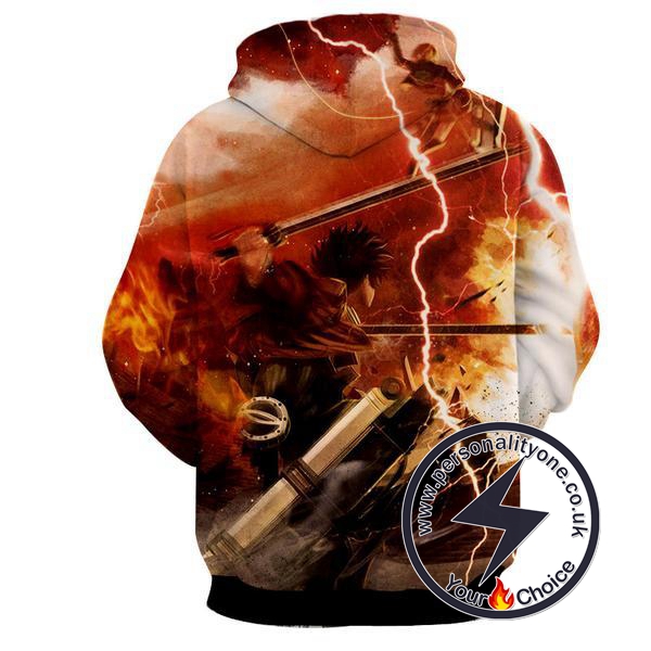Attack On Titan - Eren Yeager 3D - Attack On Titan Hoodies